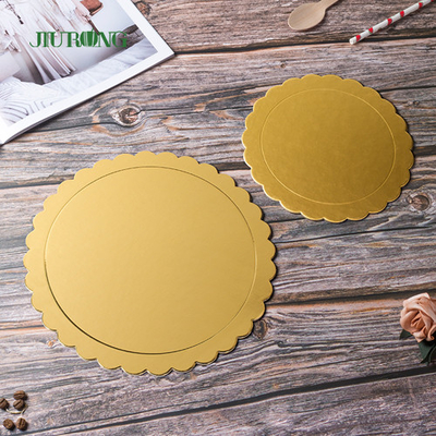 Anti empacotamento de alimento do almoço de Mini Cake Board Grey For do hexágono da água