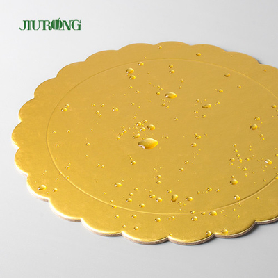 Anti empacotamento de alimento do almoço de Mini Cake Board Grey For do hexágono da água