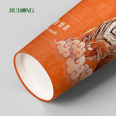 Copo de café reusável impresso do papel do festival em volta da forma