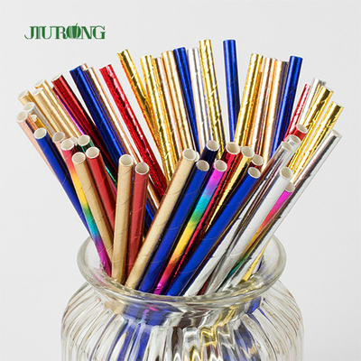 PLA bebendo 12mm Compostable de 6mm 8mm Straw Individually Wrapped biodegradável