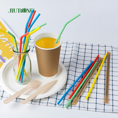 Bio papel reto feito sob encomenda que bebe Straw For Coffee Boba Tea