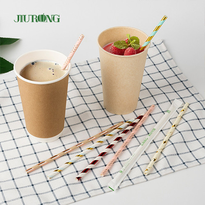 Papel de embalagem biodegradável comercial Straw For Christmas Party