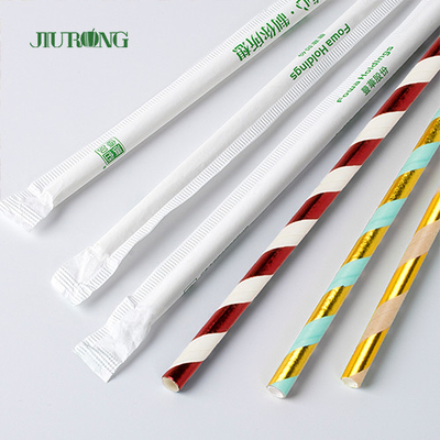 Papel de embalagem biodegradável comercial Straw For Christmas Party