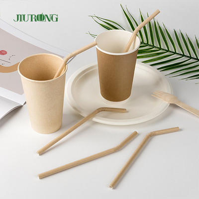 papel biodegradável Straw For Drinking Beverage do comprimento de 135mm