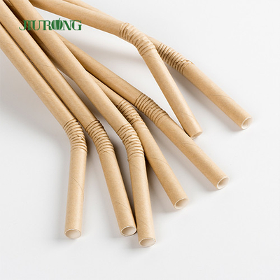 papel biodegradável Straw For Drinking Beverage do comprimento de 135mm