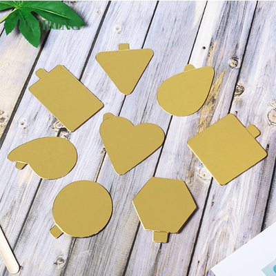 quadrado da espessura de 14mm em volta do MDF personalizado placa do tamanho do bolo