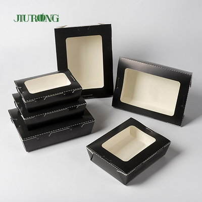 Caixa ondulada de empacotamento de dobramento elegante simples do Hamburger da placa de papel da caixa