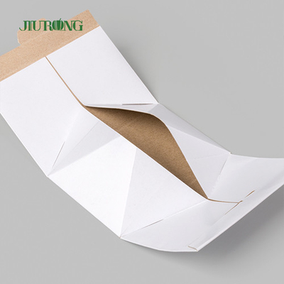 Caixa de empacotamento de papel do alimento descartável da restauração do cartão com janela da tampa