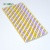 Palha de papel kraft de papel biodegradável listrado dourado 5*120mm