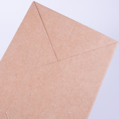 Saco de papel biodegradável personalizado com alça plana ecologicamente correto 280 mm impressão do logotipo