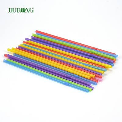 As palhas descartáveis amigáveis biodegradáveis de Eco coloriram 4.6*150mm plásticos