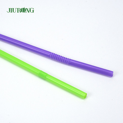 As palhas descartáveis amigáveis biodegradáveis de Eco coloriram 4.6*150mm plásticos