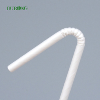 Palha de papel biodegradável flexível de 150 mm
