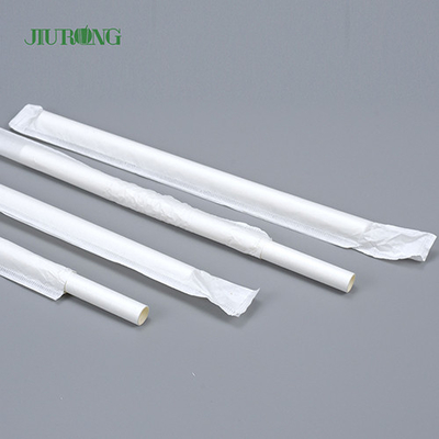 Diâmetro de papel biodegradável branco de Straw Eco Friendly Food Grade 4.6mm