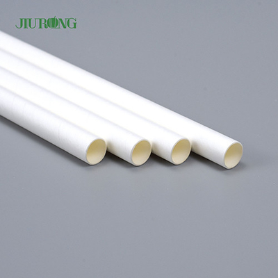 Diâmetro de papel biodegradável branco de Straw Eco Friendly Food Grade 4.6mm
