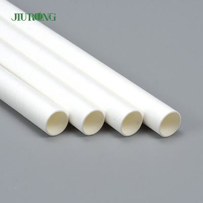 Diâmetro de papel biodegradável branco de Straw Eco Friendly Food Grade 4.6mm
