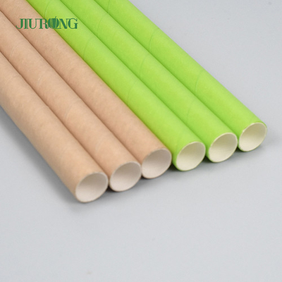 Canudos de papel biodegradável de qualidade alimentar Jiurong Natal ecologicamente correto
