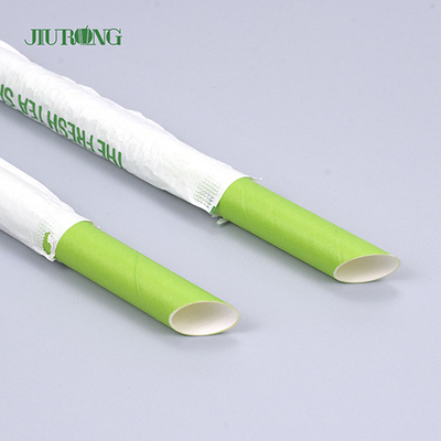 Canudos de papel biodegradável de qualidade alimentar Jiurong Natal ecologicamente correto