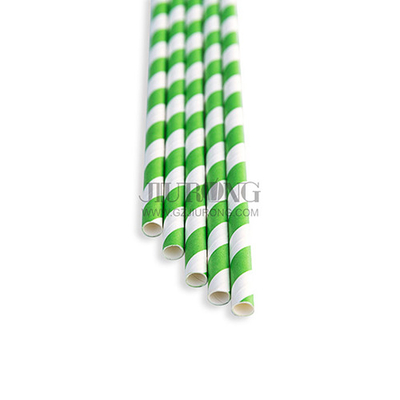 Palha de papel biodegradável para beber coquetel 6*197mm ecologicamente correto