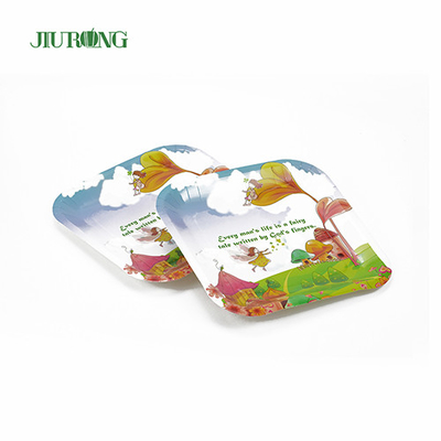 Placas de papel biodegradável com revestimento UV laminação fosca reciclável grau alimentício