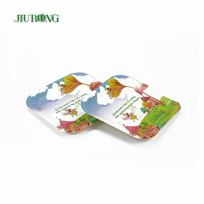Placas de papel biodegradável com revestimento UV laminação fosca reciclável grau alimentício