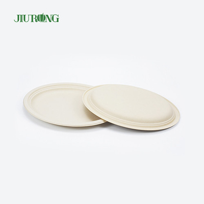 Recipiente de comida de cana-de-açúcar à prova d'água 7 polegadas 23 cm de diâmetro para sanduíche de biscoito