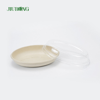 Recipiente de alimentos descartável ecologicamente correto bagaço de cana biodegradável