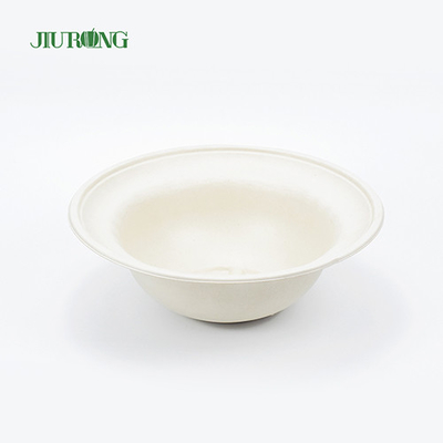 bacias descartáveis amigáveis biodegradáveis de Eco do recipiente de alimento da cana-de-açúcar de 155mm