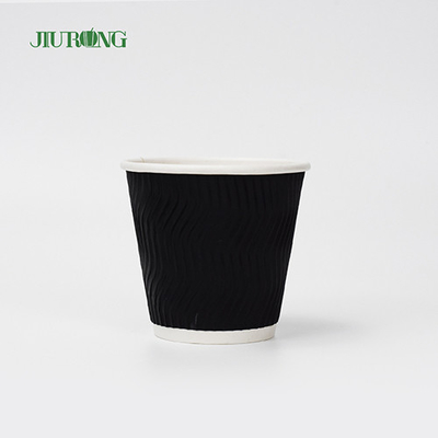 Cola suco chá café copos de papel biodegradável 4 oz 6,2 cm grau alimentício