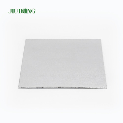 Tábua de bolo descartável prata em relevo 30*40 cm para padaria