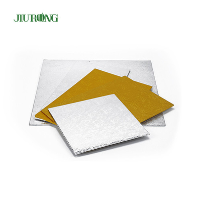 Base de papelão dourado grande placa de bolo retangular 11 polegadas Certificação BSCI