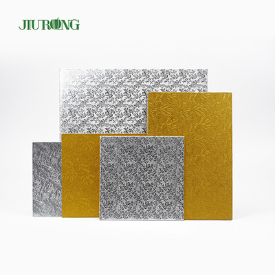 Base de papelão dourado grande placa de bolo retangular 11 polegadas Certificação BSCI
