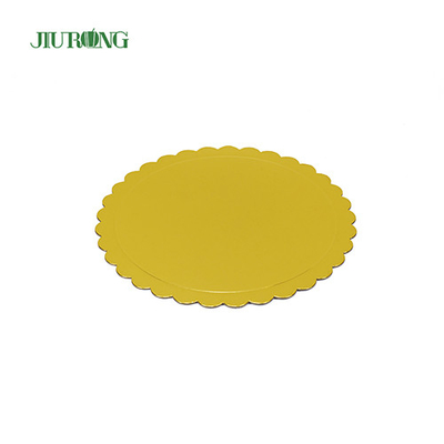 Placa de bolo descartável de papel alumínio grau alimentício biodegradável reciclável