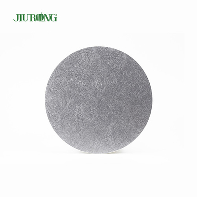 Placa de bolo redondo de papel ondulado MDF ouro 10 polegadas reciclável JIURONG