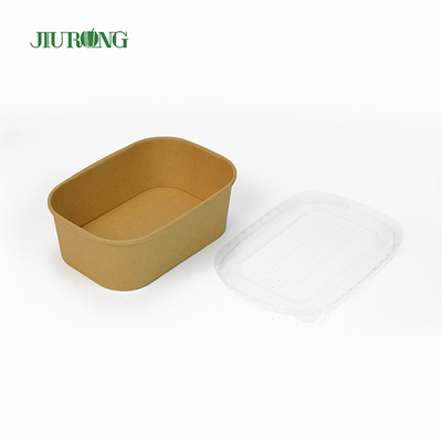 Tigela de papel biodegradável ecologicamente correta