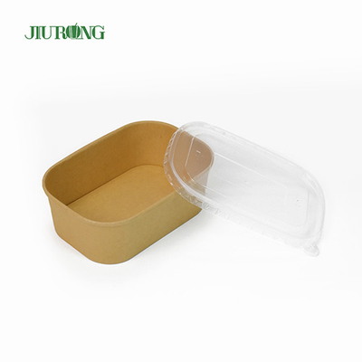 Tigela de papel biodegradável ecologicamente correta