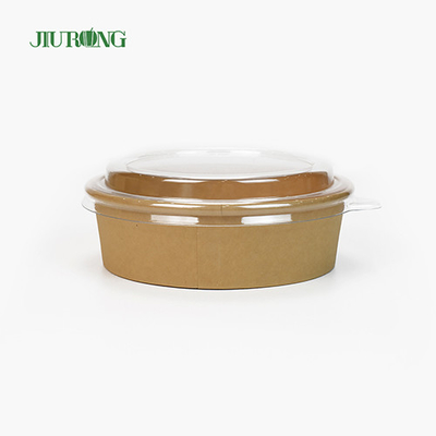 Tigela de papel biodegradável sustentável ecologicamente correto 1500ml para pão de hambúrguer
