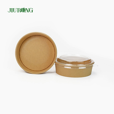 Tigela de papel biodegradável sustentável ecologicamente correto 1500ml para pão de hambúrguer
