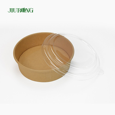 Tigela de papel biodegradável sustentável ecologicamente correto 1500ml para pão de hambúrguer