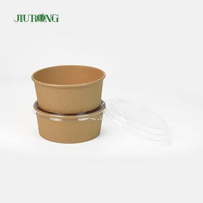 Tigela de papel biodegradável reciclável