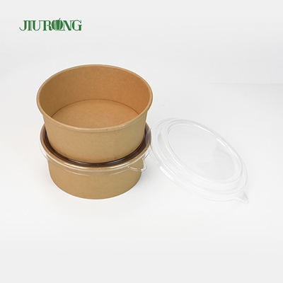 Tigela de papel biodegradável reciclável