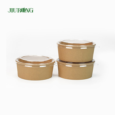 Tigela de papel biodegradável reciclável