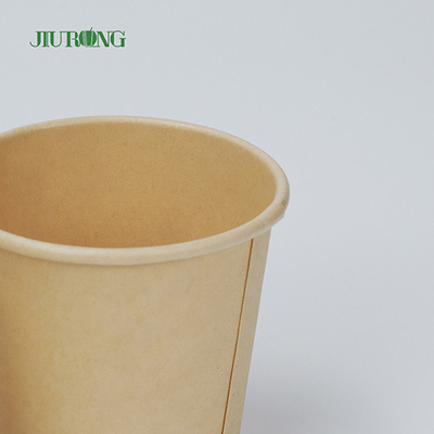 Tigela de sopa de papel kraft biodegradável Tigelas descartáveis ​​de 12 onças com tampas