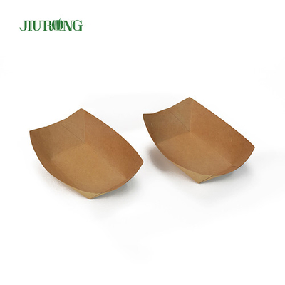 Recipiente de papel biodegradável reciclável 85*50*45mm papelão ondulado