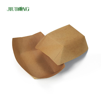 Recipiente de papel biodegradável reciclável 85*50*45mm papelão ondulado