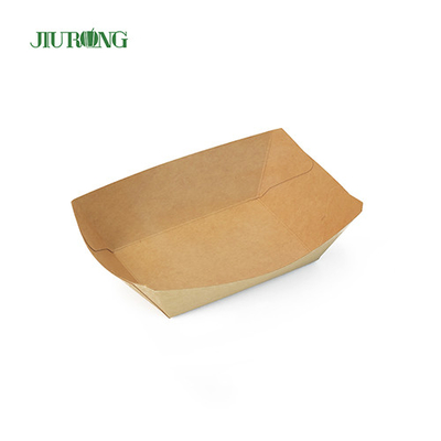 Bandejas de servir de papel descartável biodegradável ODM 175 cm de comprimento logotipo personalizado
