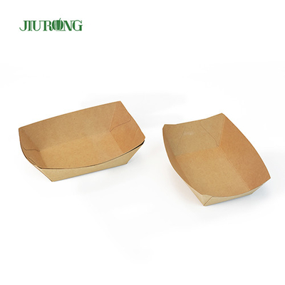 Bandejas de servir de papel descartável biodegradável ODM 175 cm de comprimento logotipo personalizado