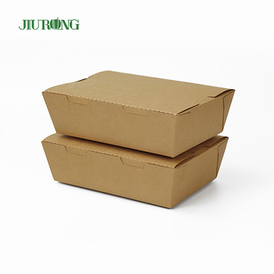 Recipientes para viagem biodegradáveis ​​ecologicamente corretos 2100 ml caixa de sushi de papel