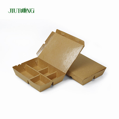 Recipiente de papel biodegradável para hambúrguer F Flute