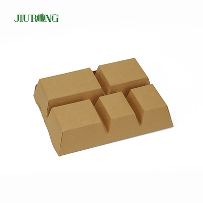 Recipiente de papel biodegradável para hambúrguer F Flute